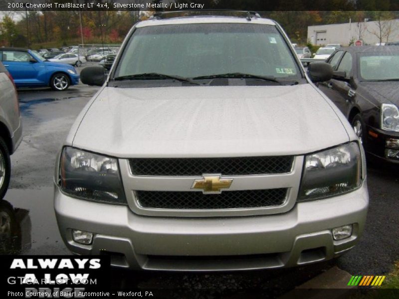 Silverstone Metallic / Light Gray 2008 Chevrolet TrailBlazer LT 4x4