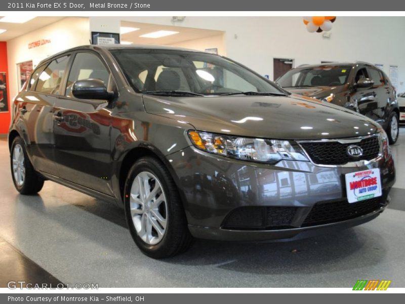Metal Bronze / Stone 2011 Kia Forte EX 5 Door