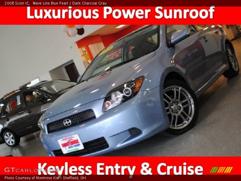 Wave Line Blue Pearl / Dark Charcoal Gray 2008 Scion tC