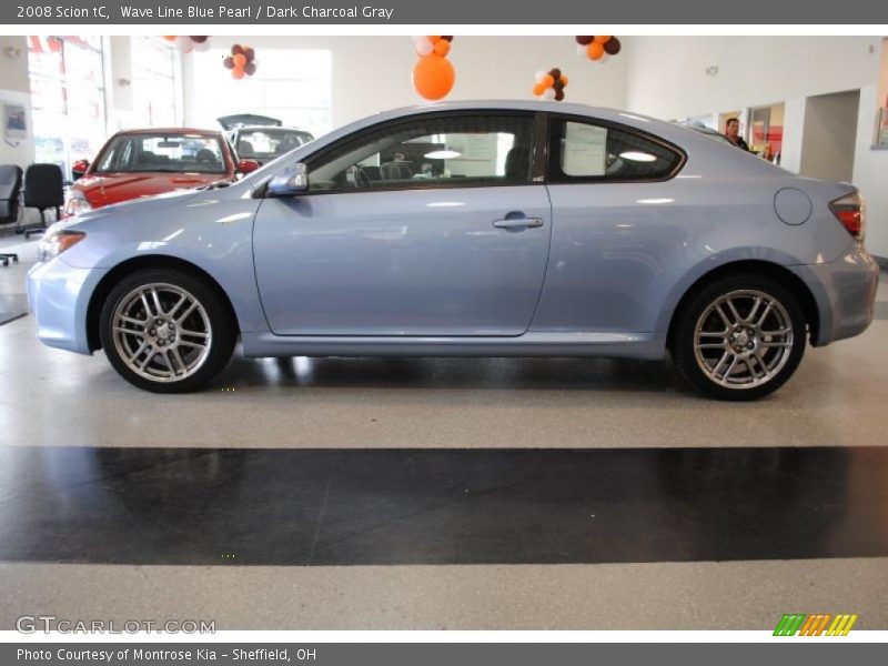 Wave Line Blue Pearl / Dark Charcoal Gray 2008 Scion tC