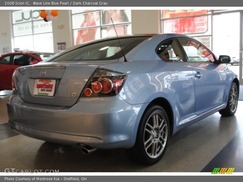 Wave Line Blue Pearl / Dark Charcoal Gray 2008 Scion tC