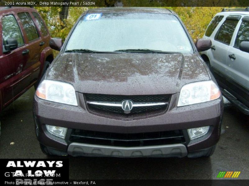 Deep Mahogany Pearl / Saddle 2001 Acura MDX