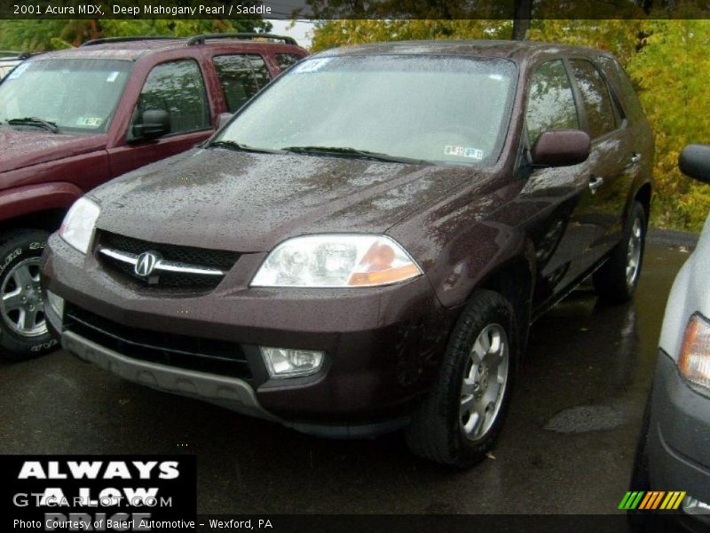 Deep Mahogany Pearl / Saddle 2001 Acura MDX