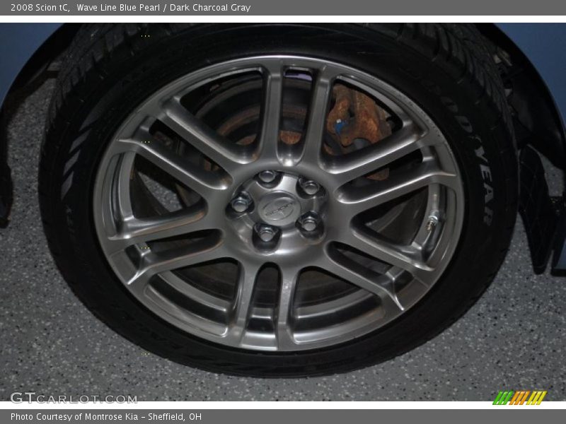 Wave Line Blue Pearl / Dark Charcoal Gray 2008 Scion tC