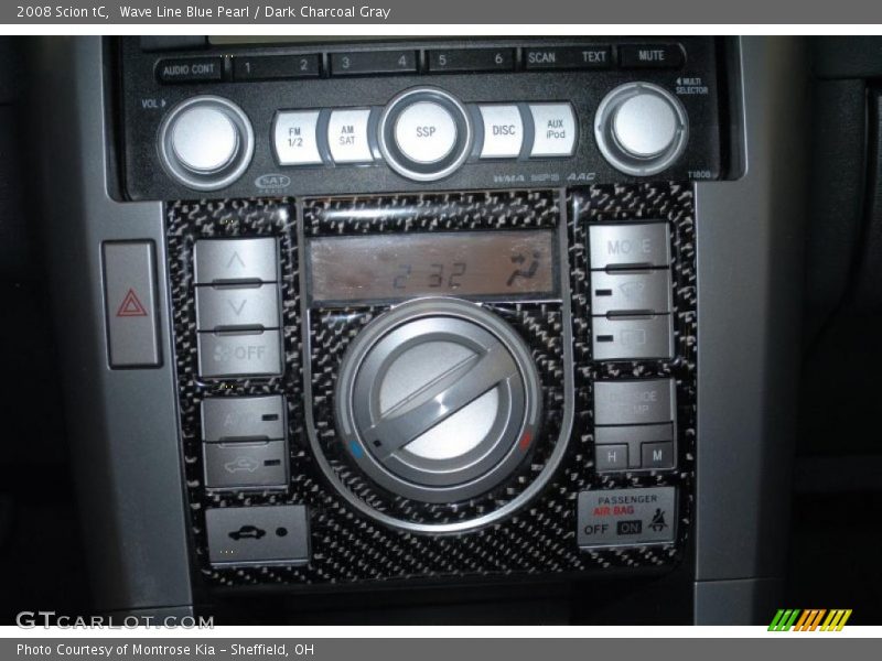 Wave Line Blue Pearl / Dark Charcoal Gray 2008 Scion tC