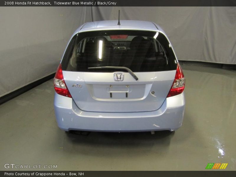 Tidewater Blue Metallic / Black/Grey 2008 Honda Fit Hatchback