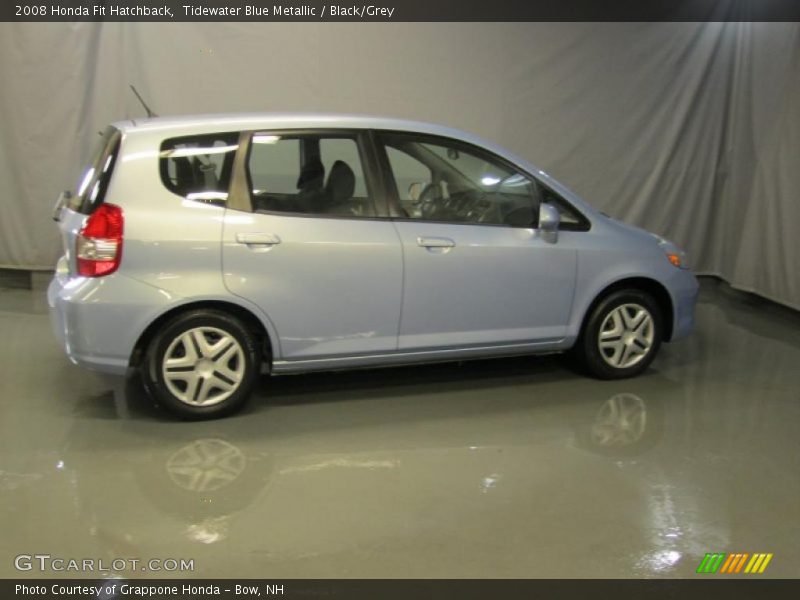 Tidewater Blue Metallic / Black/Grey 2008 Honda Fit Hatchback