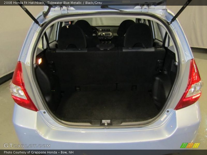 Tidewater Blue Metallic / Black/Grey 2008 Honda Fit Hatchback