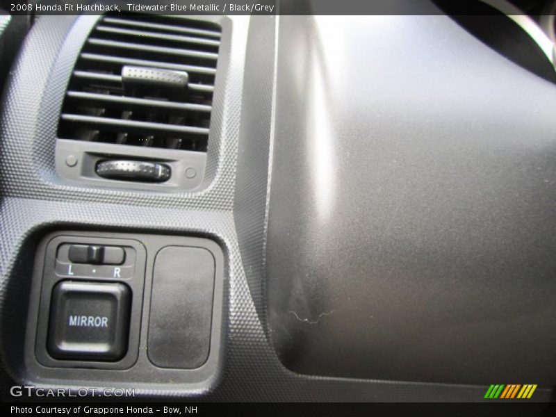 Tidewater Blue Metallic / Black/Grey 2008 Honda Fit Hatchback