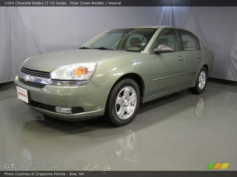 Silver Green Metallic / Neutral 2004 Chevrolet Malibu LT V6 Sedan