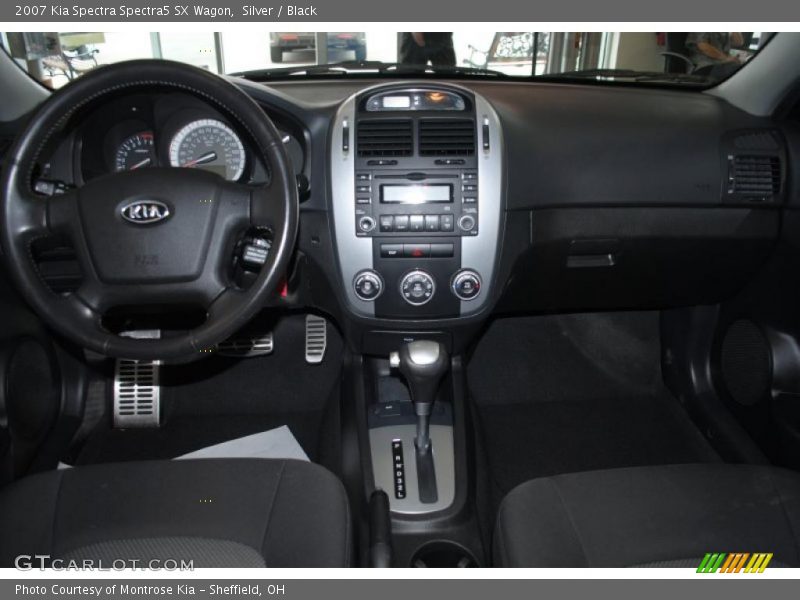 Silver / Black 2007 Kia Spectra Spectra5 SX Wagon