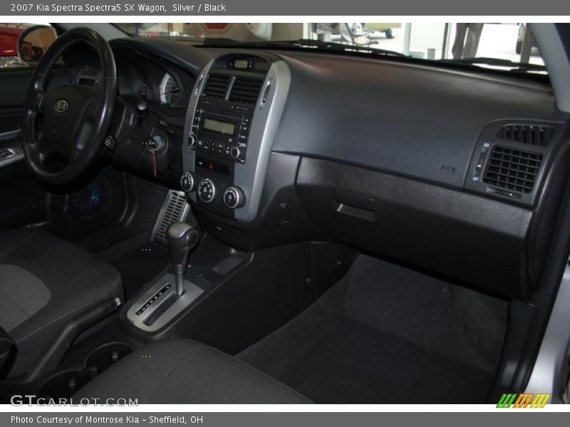 Silver / Black 2007 Kia Spectra Spectra5 SX Wagon