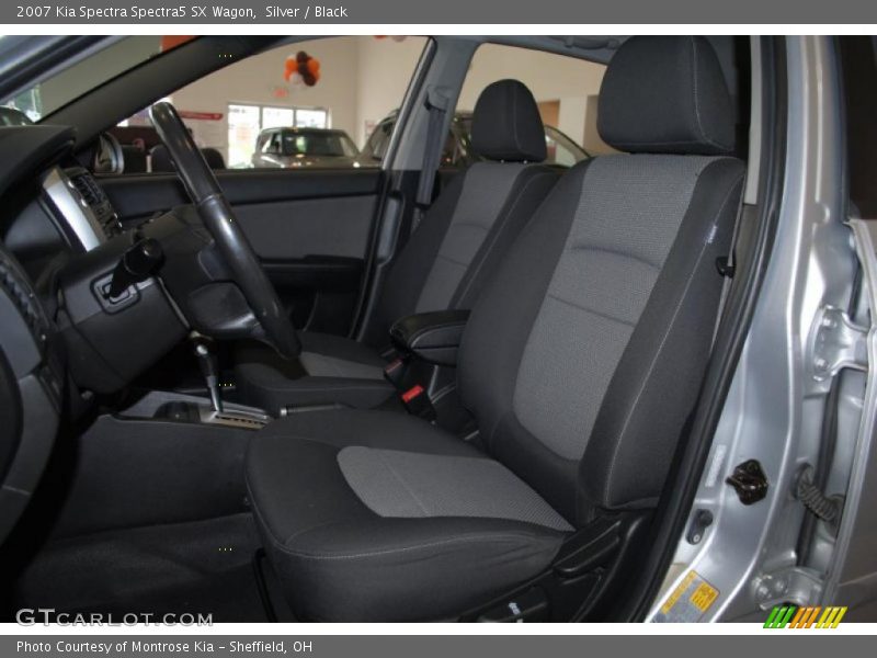 Silver / Black 2007 Kia Spectra Spectra5 SX Wagon