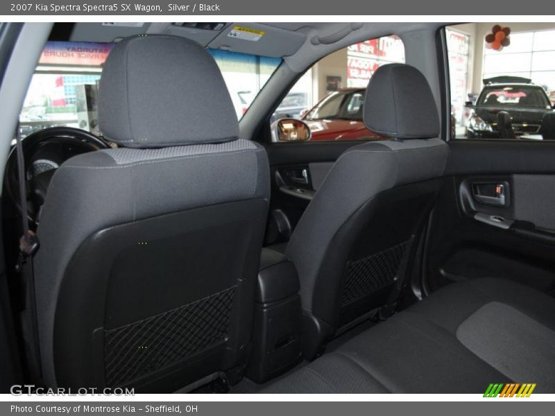 Silver / Black 2007 Kia Spectra Spectra5 SX Wagon