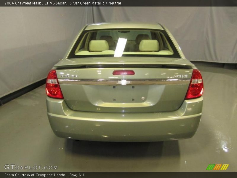 Silver Green Metallic / Neutral 2004 Chevrolet Malibu LT V6 Sedan