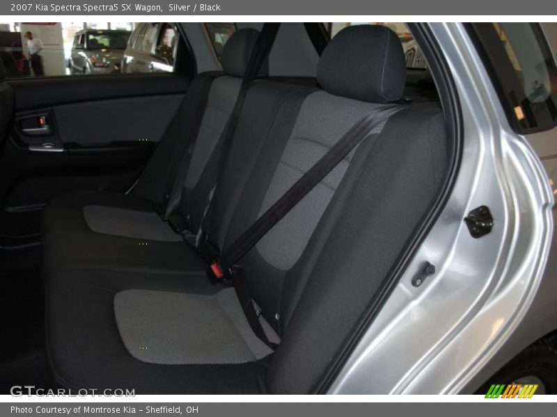 Silver / Black 2007 Kia Spectra Spectra5 SX Wagon