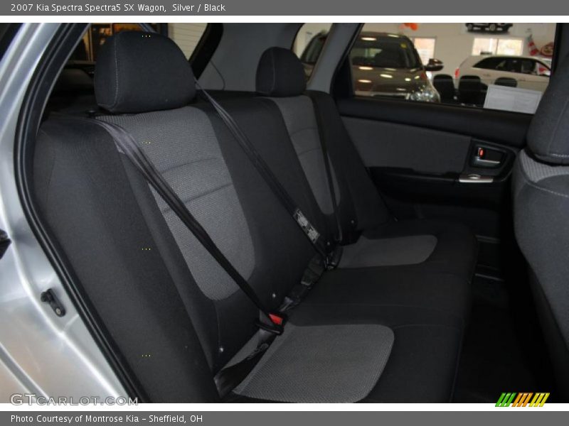 Silver / Black 2007 Kia Spectra Spectra5 SX Wagon