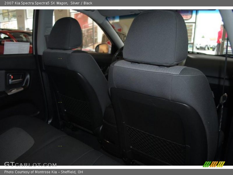 Silver / Black 2007 Kia Spectra Spectra5 SX Wagon