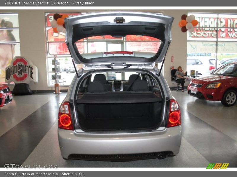 Silver / Black 2007 Kia Spectra Spectra5 SX Wagon