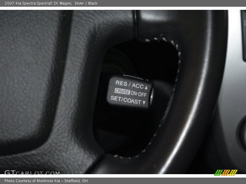 Silver / Black 2007 Kia Spectra Spectra5 SX Wagon