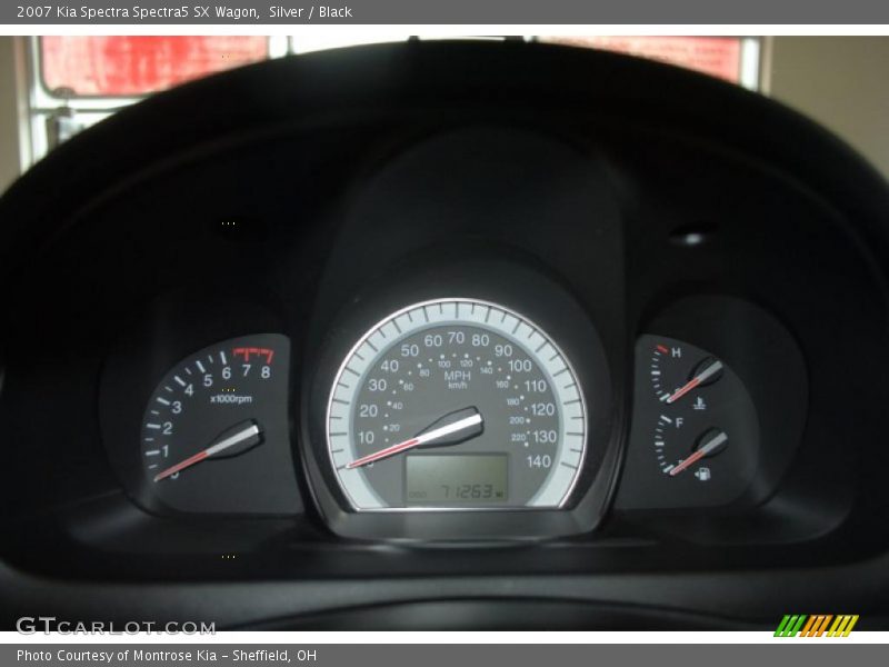 Silver / Black 2007 Kia Spectra Spectra5 SX Wagon
