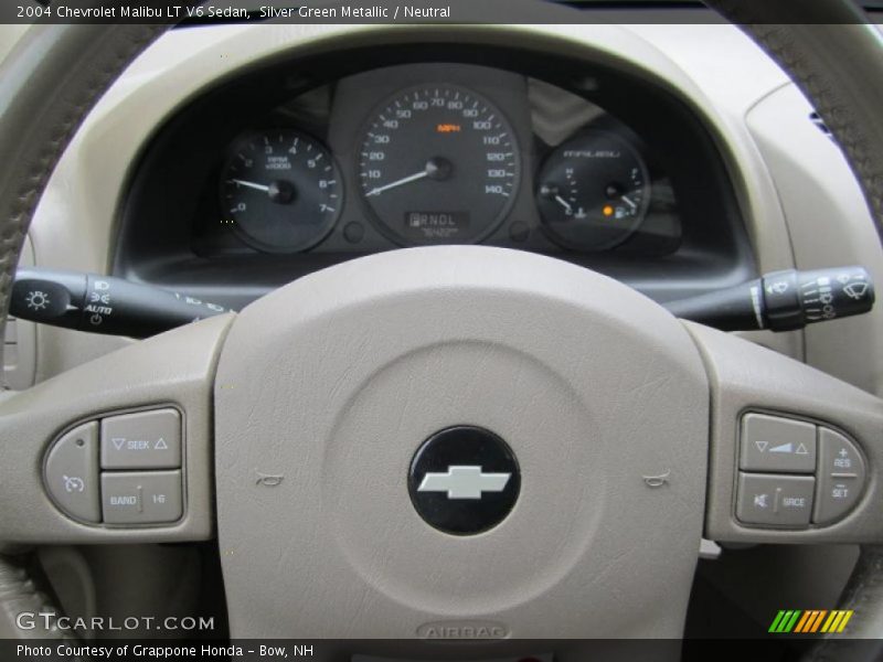 Silver Green Metallic / Neutral 2004 Chevrolet Malibu LT V6 Sedan