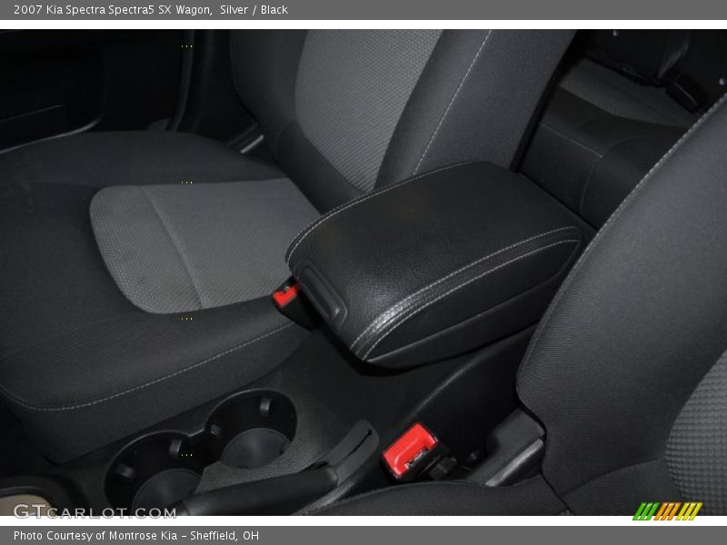 Silver / Black 2007 Kia Spectra Spectra5 SX Wagon