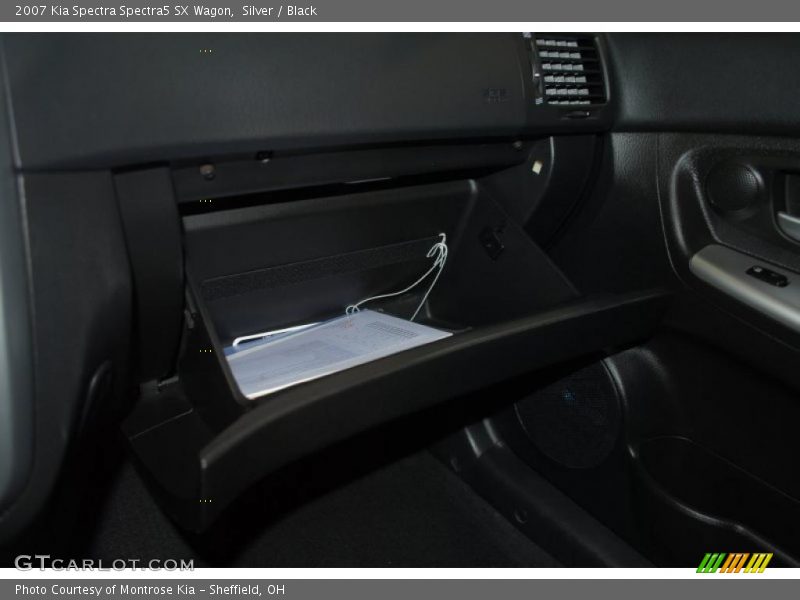 Silver / Black 2007 Kia Spectra Spectra5 SX Wagon