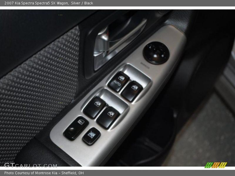Silver / Black 2007 Kia Spectra Spectra5 SX Wagon