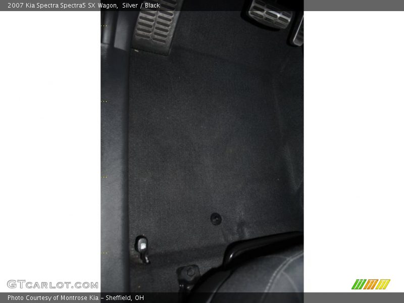 Silver / Black 2007 Kia Spectra Spectra5 SX Wagon