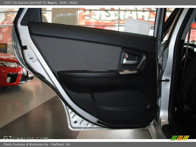 Silver / Black 2007 Kia Spectra Spectra5 SX Wagon