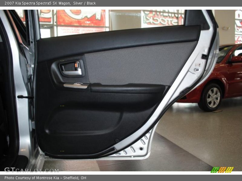 Silver / Black 2007 Kia Spectra Spectra5 SX Wagon