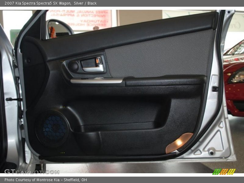 Silver / Black 2007 Kia Spectra Spectra5 SX Wagon