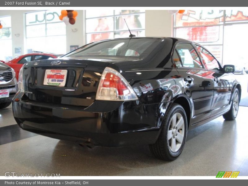 Black / Camel 2007 Ford Fusion SE