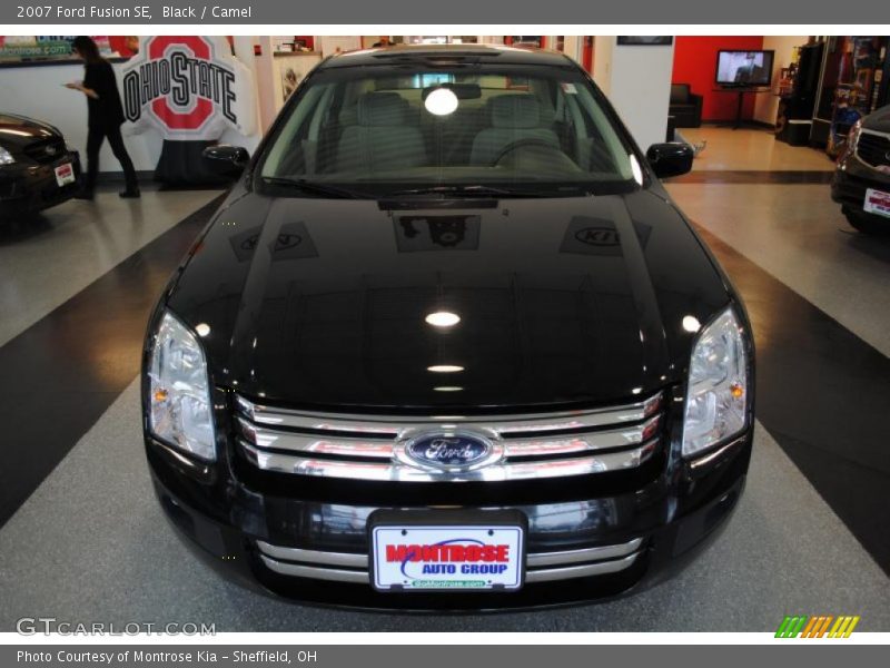 Black / Camel 2007 Ford Fusion SE
