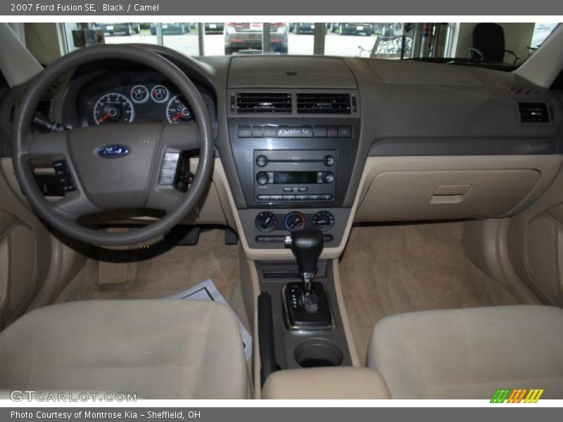 Black / Camel 2007 Ford Fusion SE