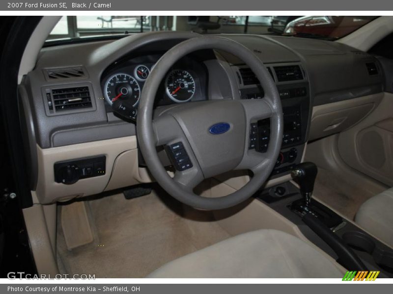 Black / Camel 2007 Ford Fusion SE