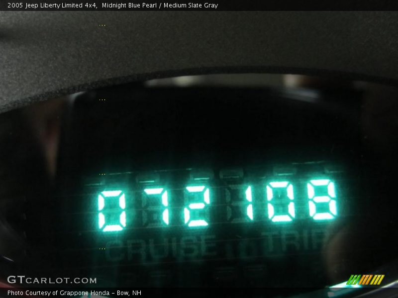 Midnight Blue Pearl / Medium Slate Gray 2005 Jeep Liberty Limited 4x4