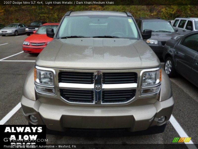 Light Khaki Metallic / Dark Khaki/Medium Khaki 2007 Dodge Nitro SLT 4x4