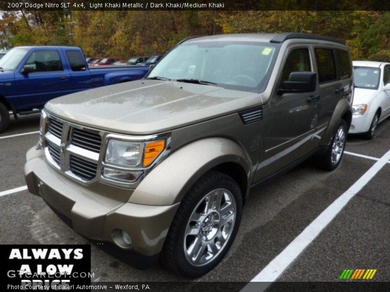Light Khaki Metallic / Dark Khaki/Medium Khaki 2007 Dodge Nitro SLT 4x4