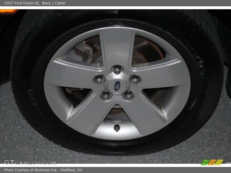 Black / Camel 2007 Ford Fusion SE