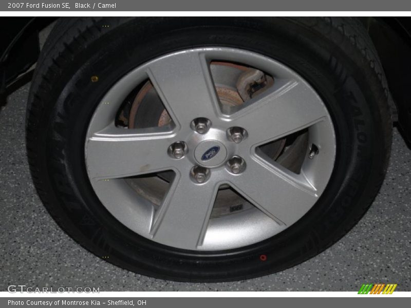 Black / Camel 2007 Ford Fusion SE