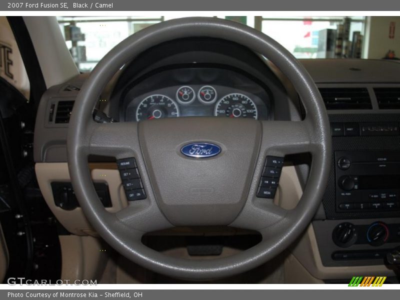 Black / Camel 2007 Ford Fusion SE
