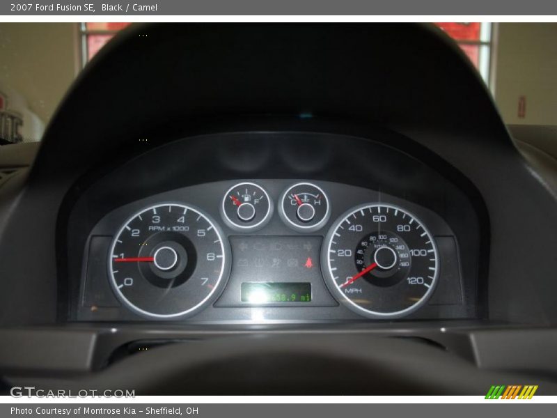 Black / Camel 2007 Ford Fusion SE