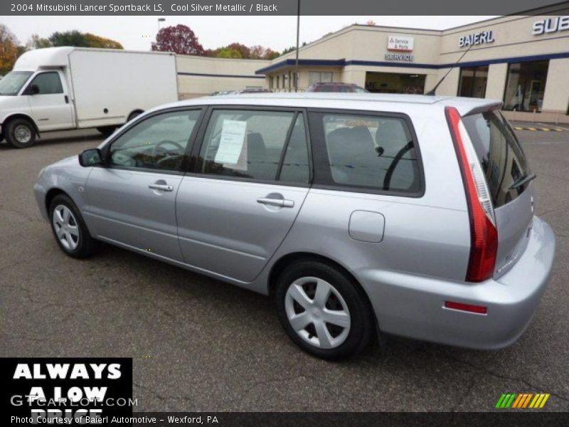 Cool Silver Metallic / Black 2004 Mitsubishi Lancer Sportback LS