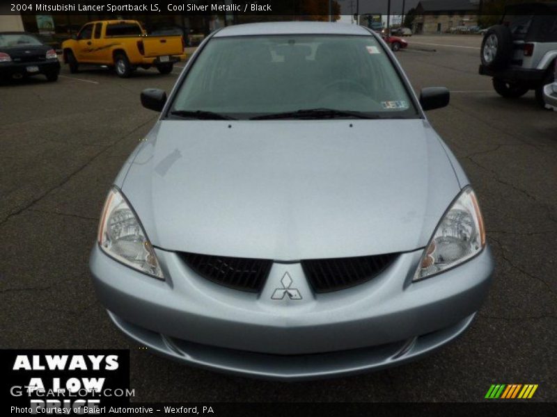 Cool Silver Metallic / Black 2004 Mitsubishi Lancer Sportback LS