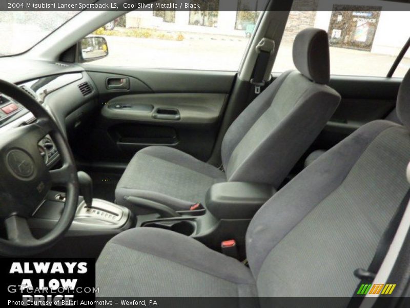 Cool Silver Metallic / Black 2004 Mitsubishi Lancer Sportback LS