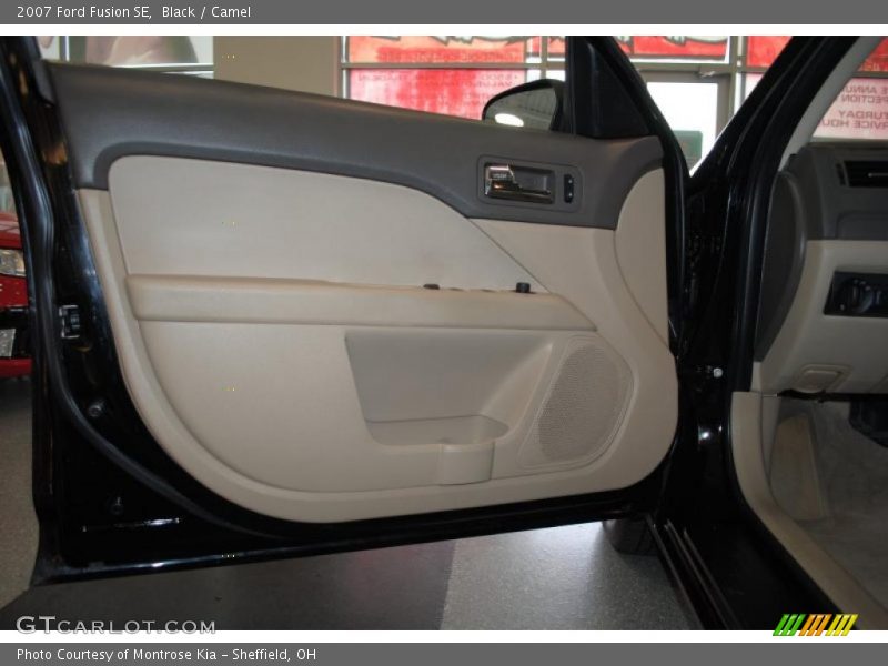Black / Camel 2007 Ford Fusion SE
