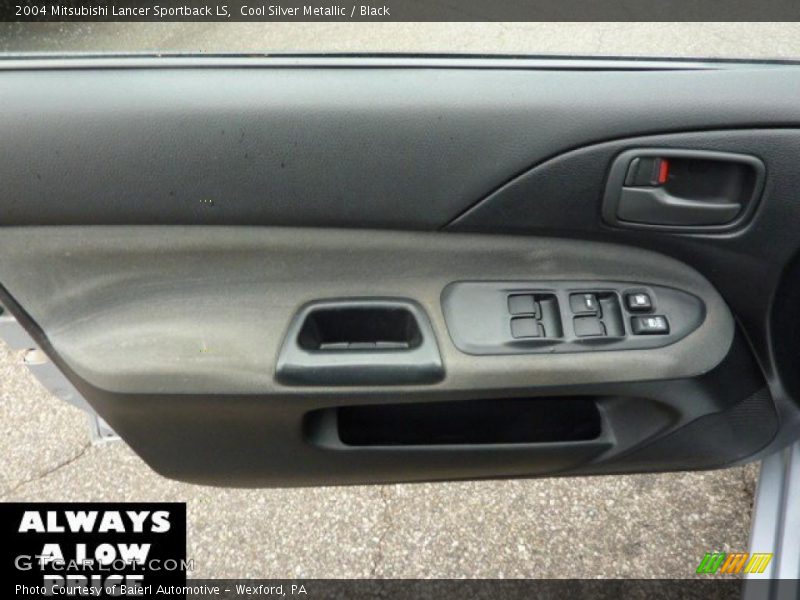 Cool Silver Metallic / Black 2004 Mitsubishi Lancer Sportback LS