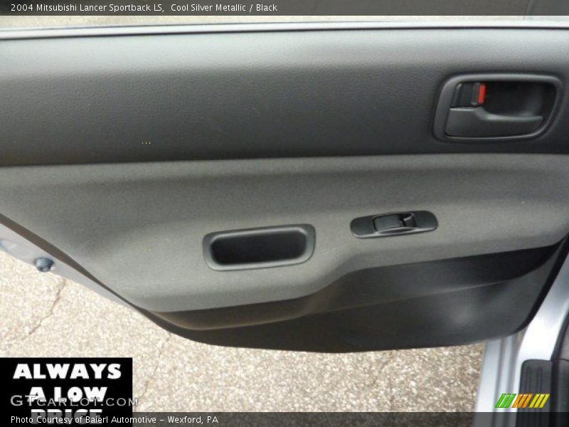 Cool Silver Metallic / Black 2004 Mitsubishi Lancer Sportback LS